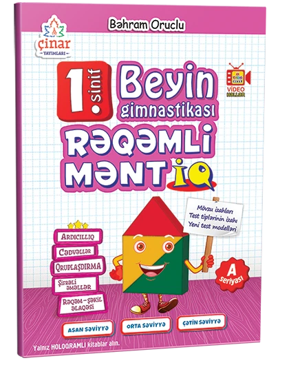 1-ci sinif Beyin Gimnatikası Rəqəmli Məntiq