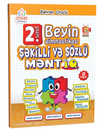 2-ci sinif Beyin Gimnastikası Şəkilli və Sözlü Məntiq