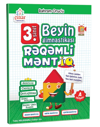 3-cü sinif Beyin Gimnatikası Rəqəmli Məntiq