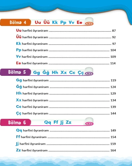 Mən Əlifba Öyrənirəm 4-5 yaş (Bağça uşaqları üçün vəsait)