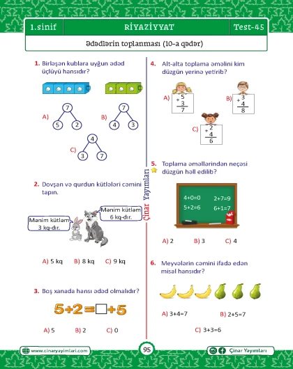 Bütün fənlər mövzu-mövzu SUAL DÜNYASI