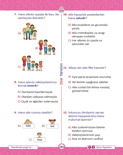 Bütün fənlər mövzu-mövzu SUAL DÜNYASI