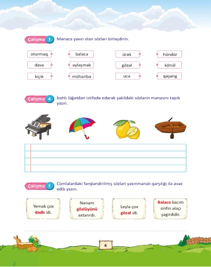 2-ci sinif Mənim Ana Dili Kitabım