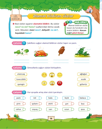 2-ci sinif Mənim Ana Dili Kitabım