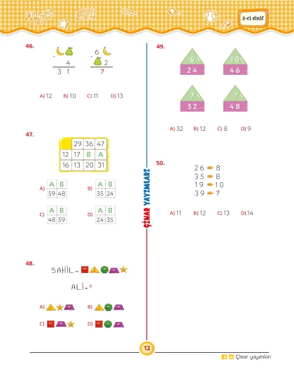 2-ci sinif Mənim Sınaq İmtahanım