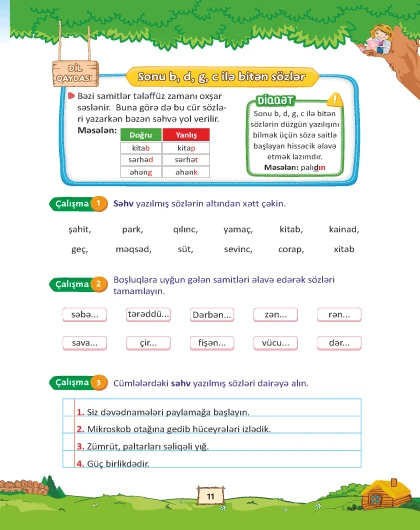 3-cü sinif Mənim Ana Dili Kitabım