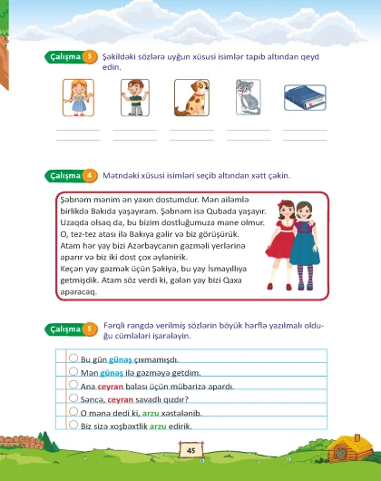 3-cü sinif Mənim Ana Dili Kitabım