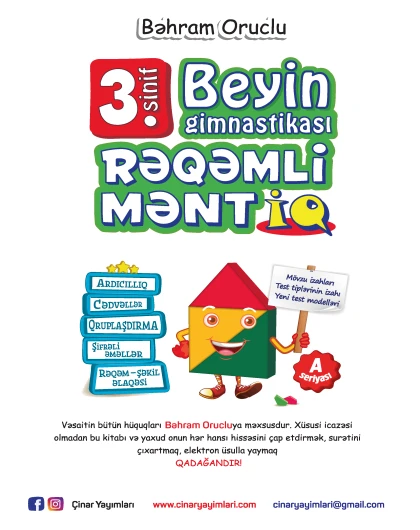 3-cü sinif Beyin Gimnatikası Rəqəmli Məntiq