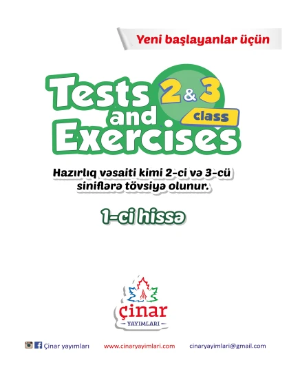 2 və 3-cü sinif İngilis-dili testlər və çalışmalar