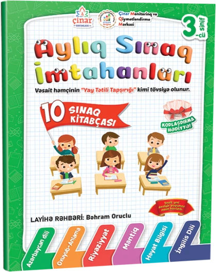 3-cü sinif Aylıq Sınaq İmtahanları